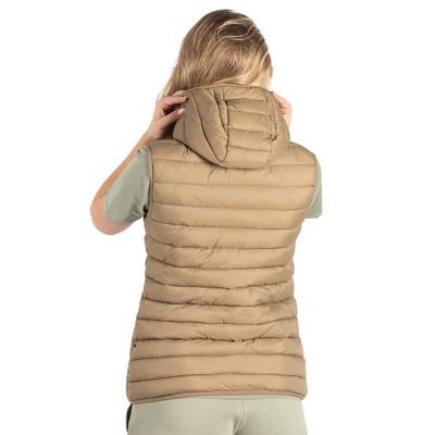 LIBERTY HOOD VEST WOMEN – Svetlo braon 3