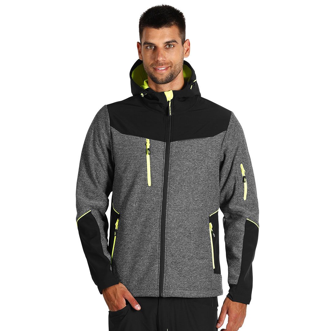 PANTHER GREY JACKET – Neon žuta