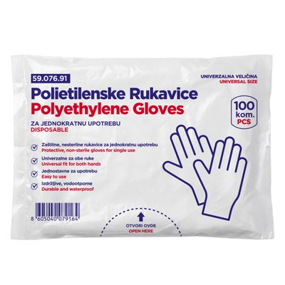 PE GLOVES – Transparentna 2