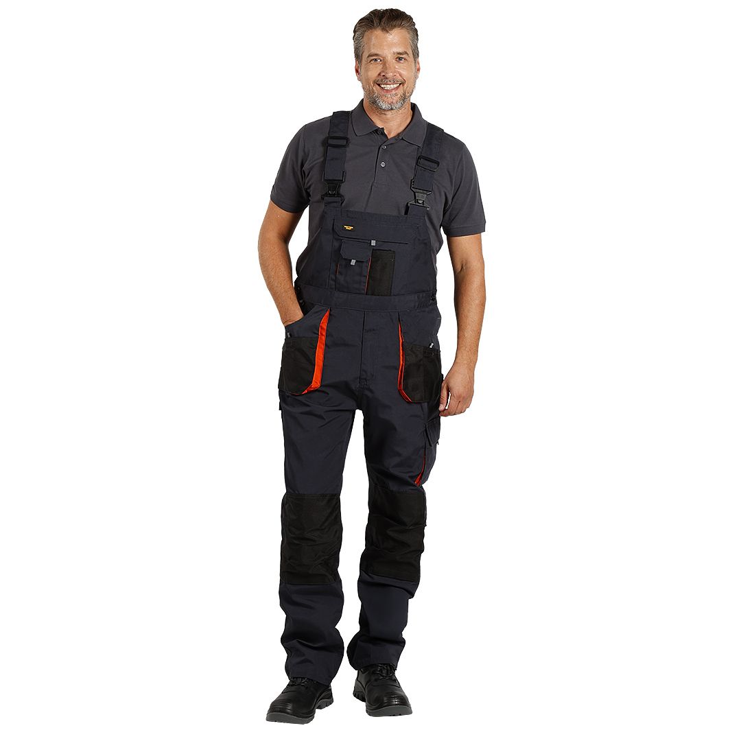 HAMMER BIB PANTS – Tamno siva