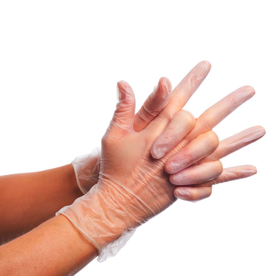 VINYL GLOVES – Transparentna