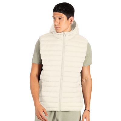 LIBERTY HOOD VEST MEN – Krem-bela 3