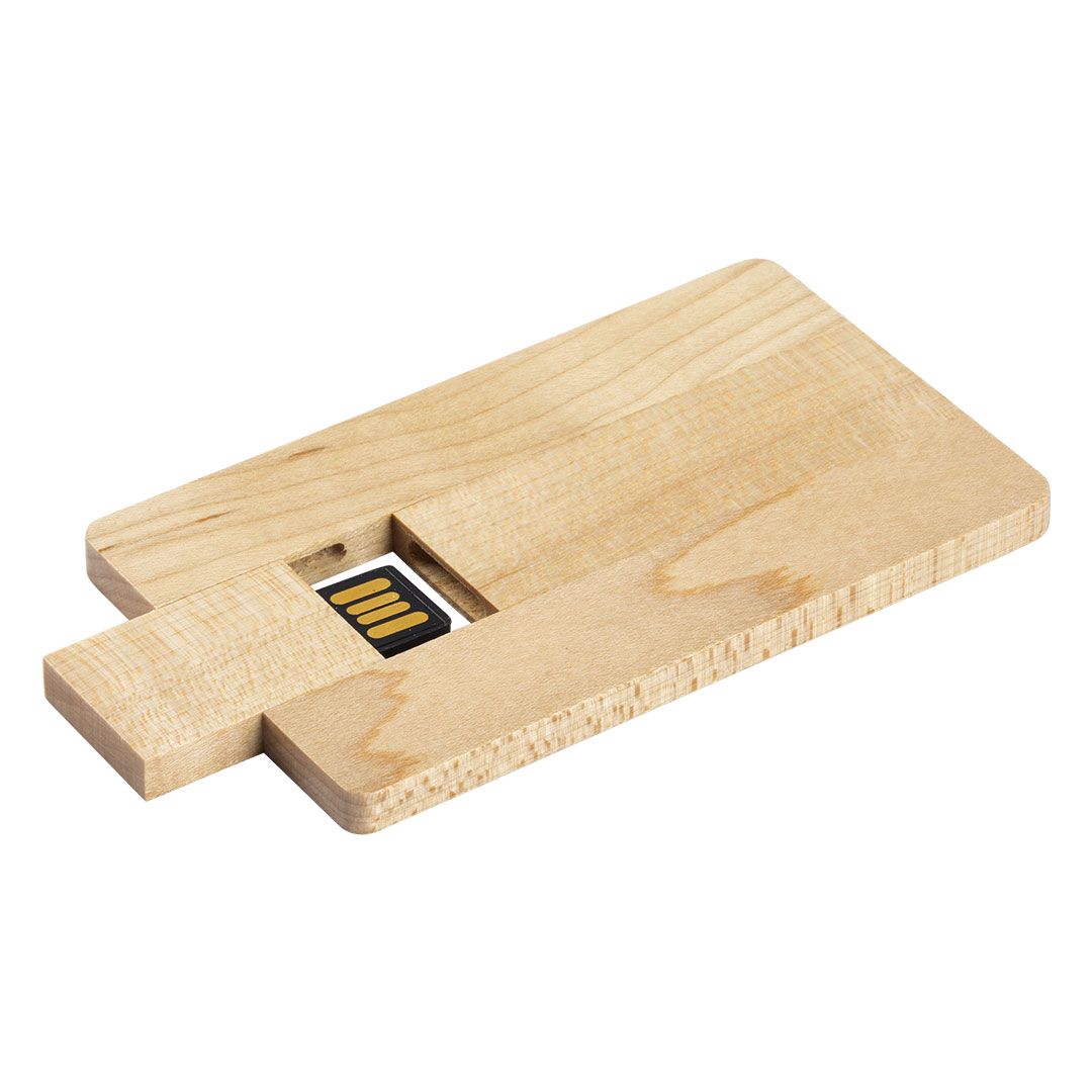 CREDIT CARD WOOD – Bež