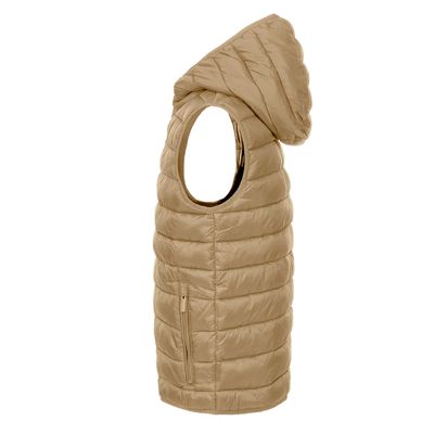 LIBERTY HOOD VEST KID – Svetlo braon 3